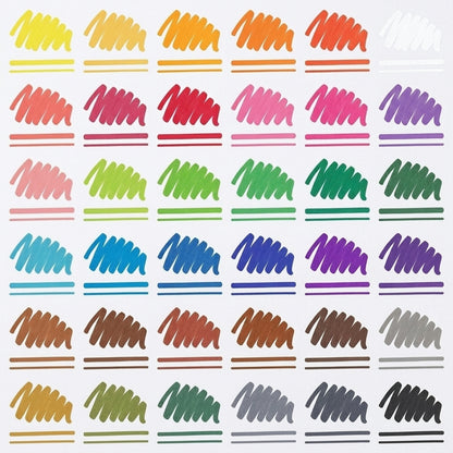 Ztiixyolb™ Tip Art Markers – Fine & Broad Tip Coloring Marker Set for Illustration, Sketching, Lettering, Journaling & Drawing