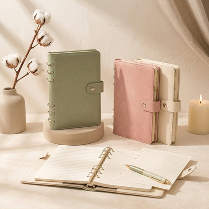 Ztiixyolb™ FlexiPages Removable Page Journal – Detachable Loose Leaf Scrapbook Notebook for Journaling, Planning, Writing & Creative Memory Keeping