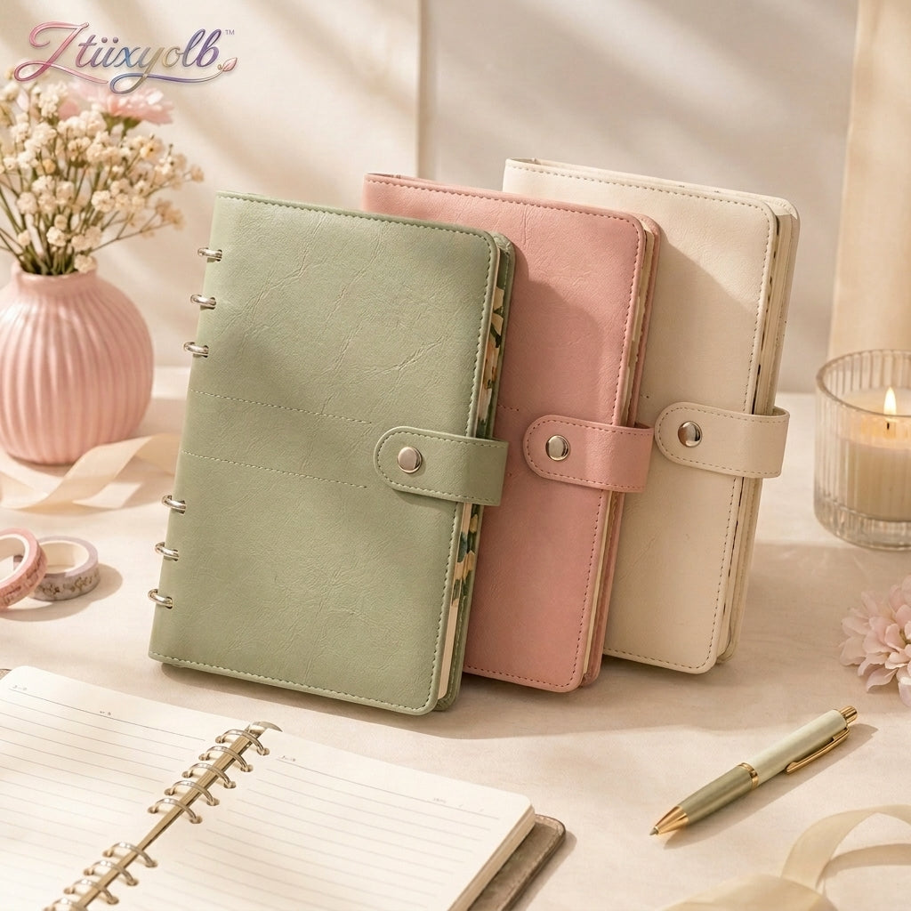 Ztiixyolb™ FlexiPages Removable Page Journal – Detachable Loose Leaf Scrapbook Notebook for Journaling, Planning, Writing & Creative Memory Keeping