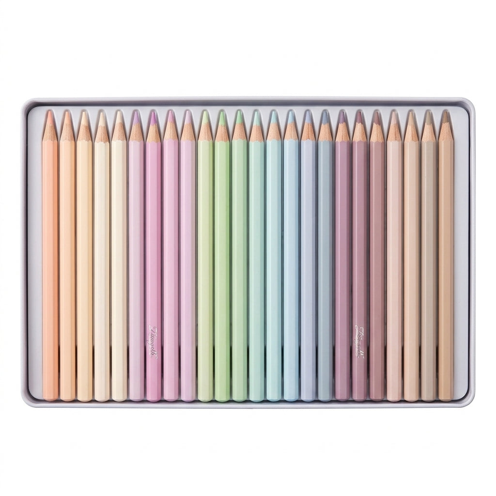 Ztiixyolb™ Soft Atelier Colored Pencils – Morandi & Macaron Pastel Art Pencil Set for Drawing, Journaling, Coloring, Illustration & Paper Crafts