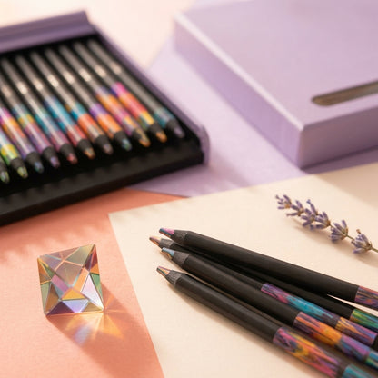 Ztiixyolb™ PrismMix Multicolor Core Pencils – 3+ Colors-in-One Rainbow Colored Pencil Set for Drawing, Doodling, Lettering & Creative Sketching
