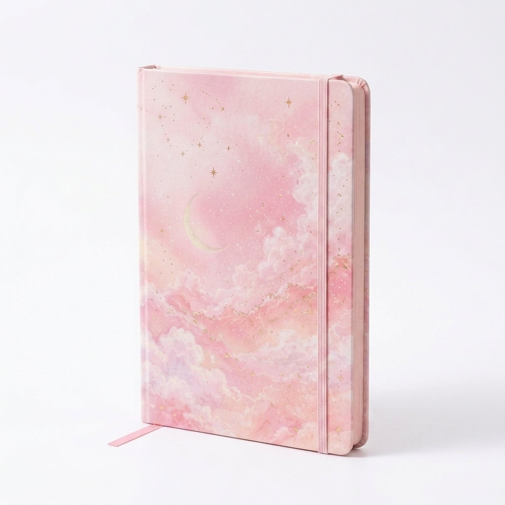 Ztiixyolb™ Dreamscape Pastel Journal – Dreamy Color Notebook & Creative Scrapbook Journal with Coordinated Tinted Pages for Writing, Memory Keeping & Journaling